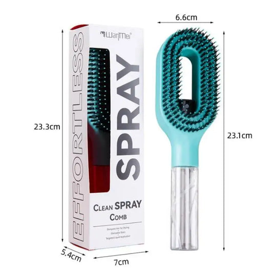 Spray Hair Brush Water Spray Paddle Comb Scalp Massage Hairdressing Tool for Girls Hair Styling