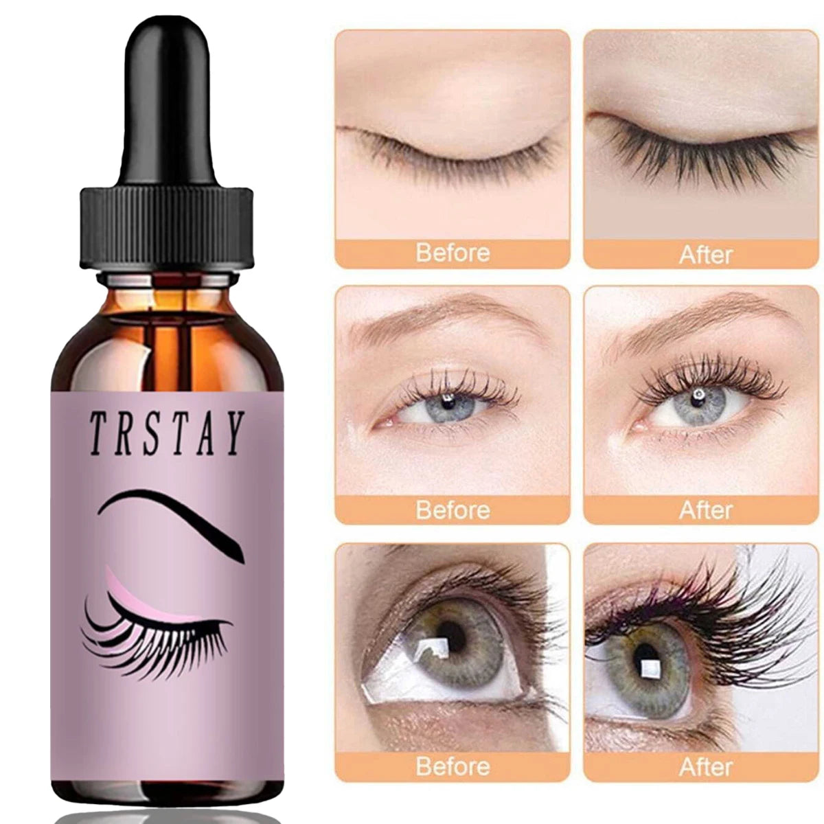 Gentle Skin-Friendly Lash Care Essence Liquid, Non-Greasy Refreshing Texture, Long-Lasting Nourishing Eye Area Treatment Serum