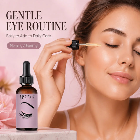 Gentle Skin-Friendly Lash Care Essence Liquid, Non-Greasy Refreshing Texture, Long-Lasting Nourishing Eye Area Treatment Serum