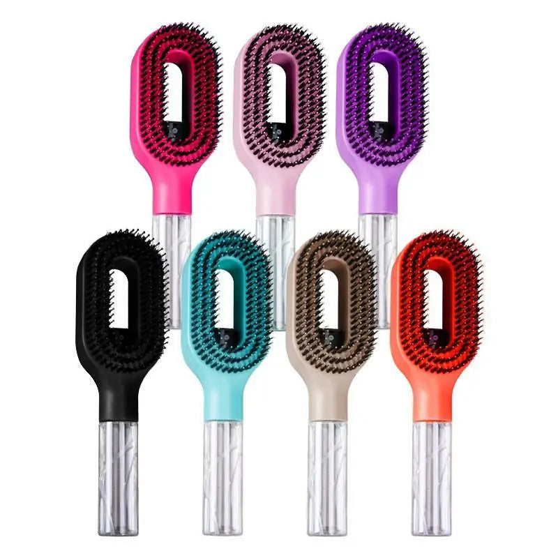 Spray Hair Brush Water Spray Paddle Comb Scalp Massage Hairdressing Tool for Girls Hair Styling