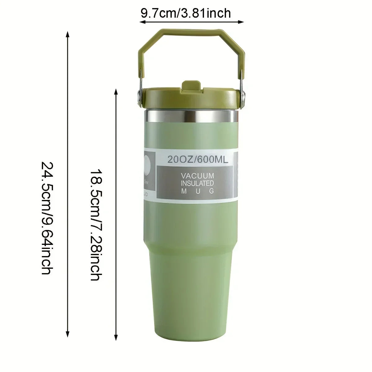 900ML Stainless Steel Thermos Mug With Straw Keeps Cold and Heat Thermal Mug Tumbler Outdoor Sports Thermal Water Bottle